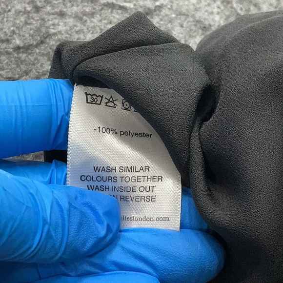 Little White Lies Black Lace-Up Mini Dress Size XS - Picture 5 of 5